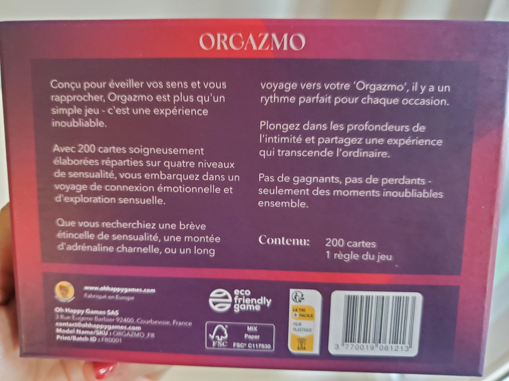 Orgazmo Jeu de Cartes - Avis Client 8